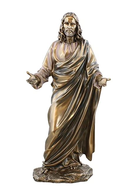 Jesus Christ Blessing Statue Real Bronze Powder Cast Statue Sculpture