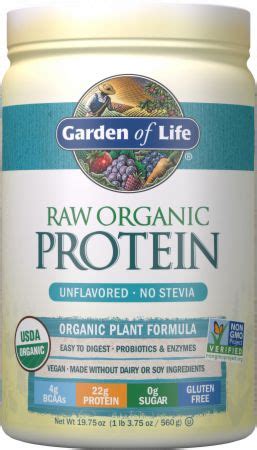 Organic brussels sprout juice (leaf). Garden of Life Protein Powder: Vegan, Raw, Organic