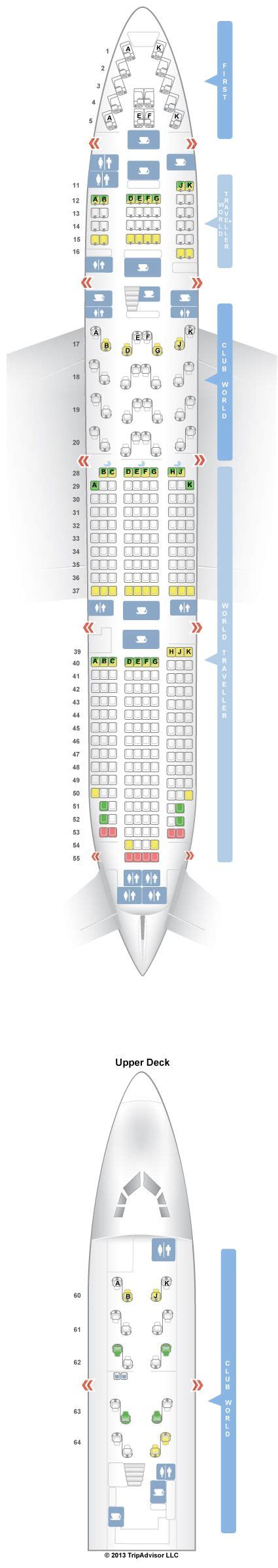 Seatguru Seat Map British Airways Boeing 747 400 744 V1 Boeing 747