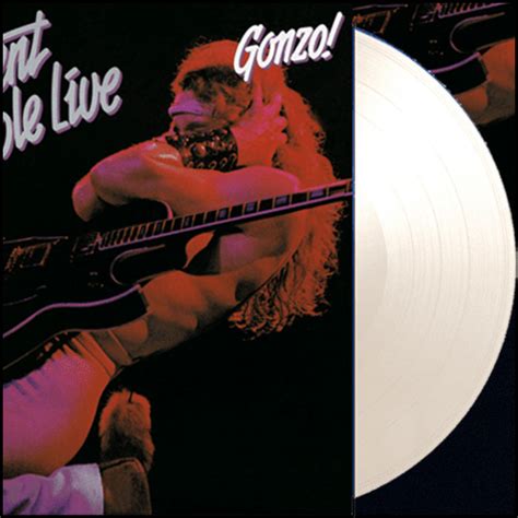 Ted Nugent Double Live Gonzo 2 Lp White Vinyl Rue Morgue Records