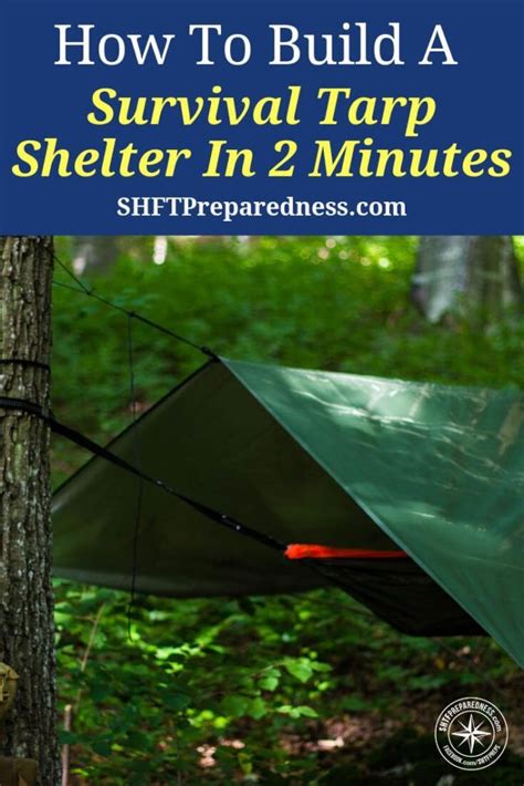 How To Build A Safe Emergency Wilderness Shelter Shtfpreparedness