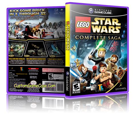 Lego Star Wars The Complete Saga Nintendo Gamecube Gc Empty Custom