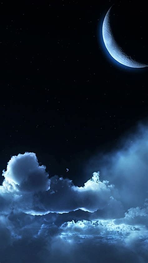 Free Download Blue Moon Wallpaper Free Iphone Wallpapers 640x1136 For