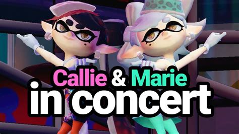 Squid Sisters Callie Y Marie Singing And Dancing In Splatoon Youtube