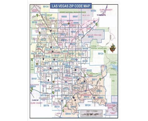 Detailed Las Vegas Zip Code Map Las Vegas City Detailed Zip Code Map