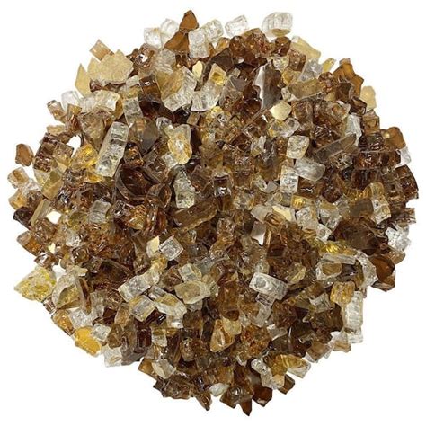 American Fire Glass 1 2 In Zion Reflective Fire Glass 10 Lbs Bag Aff Zirf12 10 The Home Depot