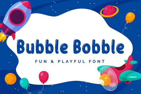 Bubble Bobble Font Almarkhatype Fontspace