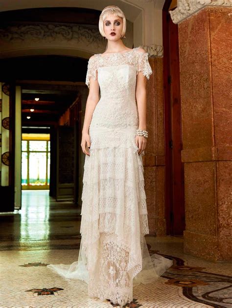 Stupendo abito originale anni '60, unico ed elegante renderà perfetta la vostra cerimonia in stile retrò. Boda inspirada con el estilo de El Gran Gatsby