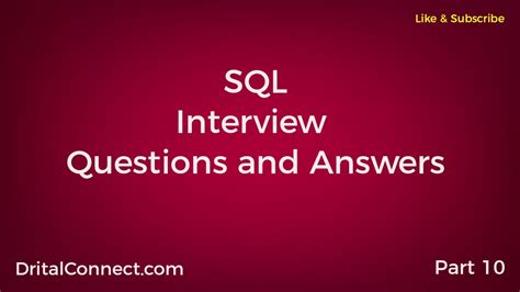 Javarevisited Top Sql Query Interview Questions And