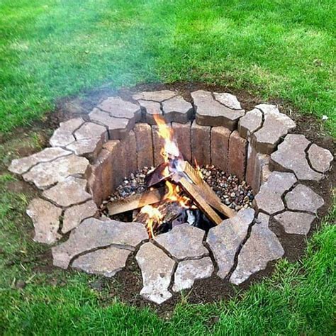 How To Be Creative With Stone Fire Pit Designs Backyard Diy Modern