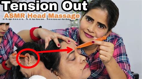 Best Head Massage To Tension Free Sleep By Cosmic Lady Barber Asmr Queen Ear Acupressure