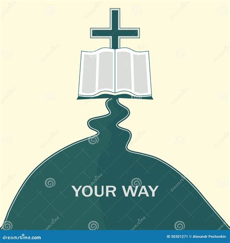 Journey Of Faith Stock Vector Illustration Of Prayer 50301271