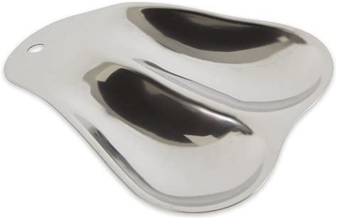 Rsvp Stainless Steel Double Spoon Rest 7 Home And Kitchen
