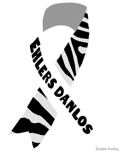Ehlers Danlos Awareness Ribbon By Shelbie Paulley Redbubble