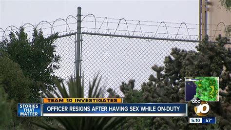 chula vista officer resigns after having sex while on duty youtube