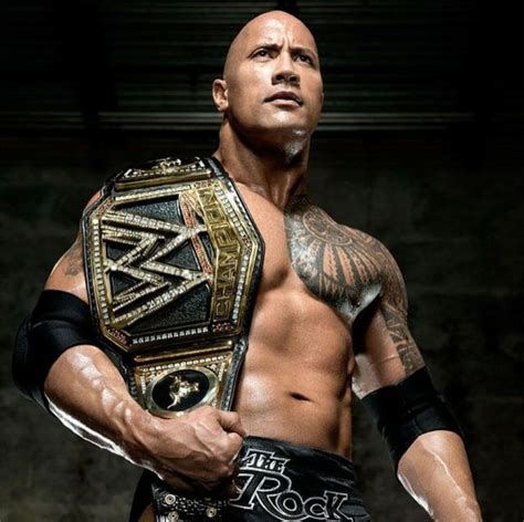 Wwe World Heavyweight Champion The Rock Rock Johnson The Rock Dwayne