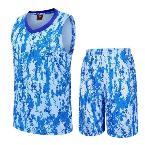 Camo Basketball Uniform Custom Wholesale Blank Basketball Jerseys