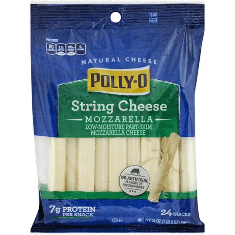 With just a few simple ingredients farm fresh milk is a great option if you can find it locally. Polly-O Low-Moisture Part-Skim Mozzarella String Cheese ...