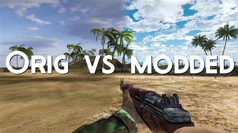 Battlefield 1942 4k Graphics Mod Comparison Ver 09 Youtube