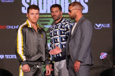 Canelo Alvarez And Billy Joe Saunders Settle Issue On Ring Size The Ring