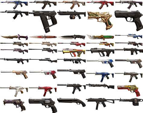 Datamined All 45 Variantsskins For The Weapons In The Game Rvalorant