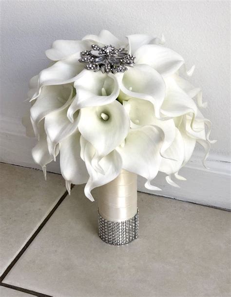 Excited To Share This Item From My Etsy Shop White Calla Lily Bouquet