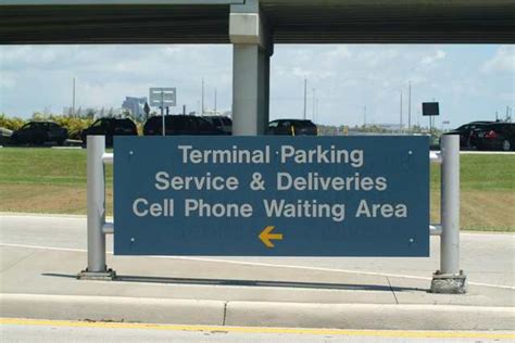 Parking Cell Phone Waiting Area