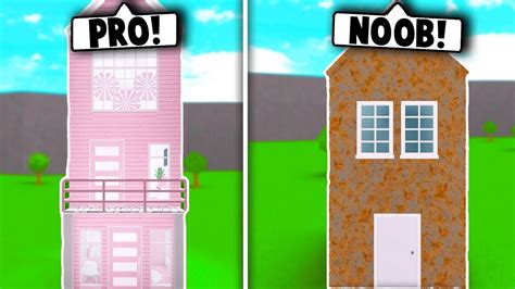 Noob Vs Pro Basement Build Challenge On Bloxburg Roblox Youtube Adopt