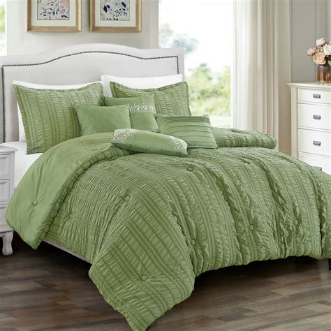 Hgmart Bedding Comforter Set Bed In A Bag Luxury 7 Pieces Comforter
