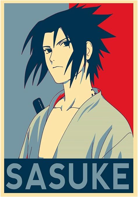 Instabuy Poster Naruto Propaganda Sasuke A3 42x30 Cm Amazones Hogar
