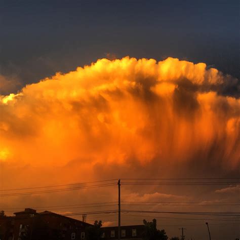 Storm Front Rolling In Rclouds