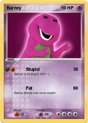 Pokémon Barney 421 421 Stupid My Pokemon Card