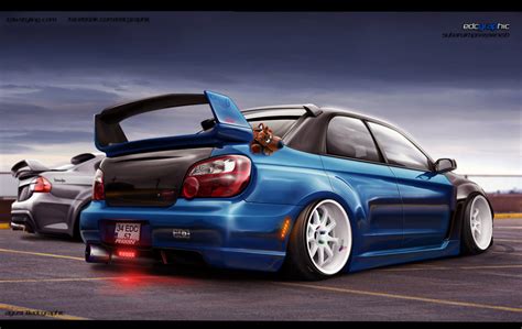 Subaru Wrx Drifting Wallpaper
