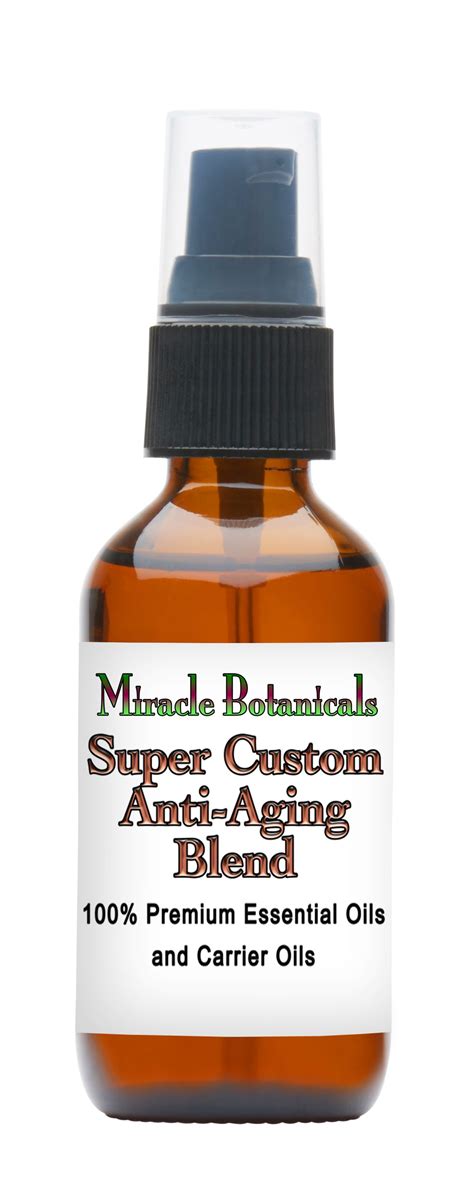 Super Custom Anti Aging Aromatherapy Blend Potent Anti Aging