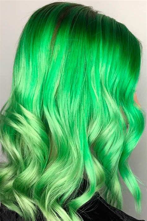 30 Captivating Ideas For Green Hair That Will Inspire You To Take The