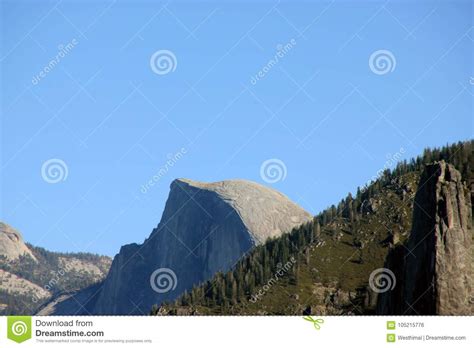Half Dome Yosemite National Park California Zoomed In View From