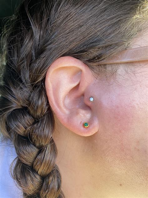 New Tragus Piercing I Got This Done Three Days Ago From A Highly