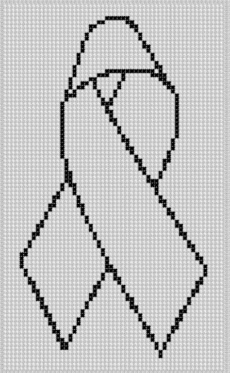 More Free Patterns Free Awareness Ribbon Cross Stitch Pattern