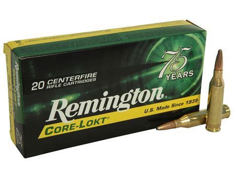Remington Express Ammunition 243 Winchester 100 Grain Core Lokt Pointe