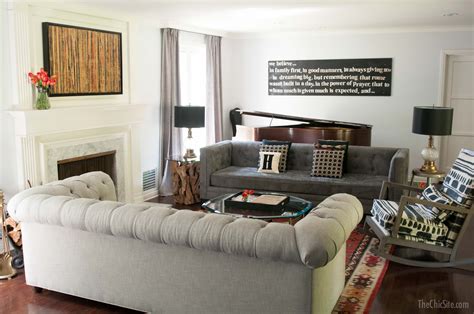 Living Room Makeover Rachel Hollis Livingroom Layout Pinterest