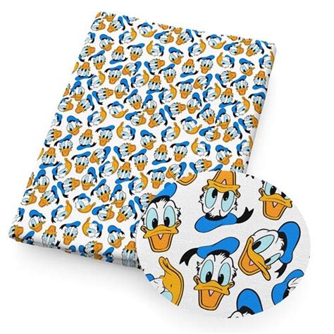 Donald Duck Fabric 100 Cotton Fabric By The Yard Disney Etsy