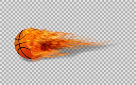 Check spelling or type a new query. Vector basketball in fire on transparent background ...