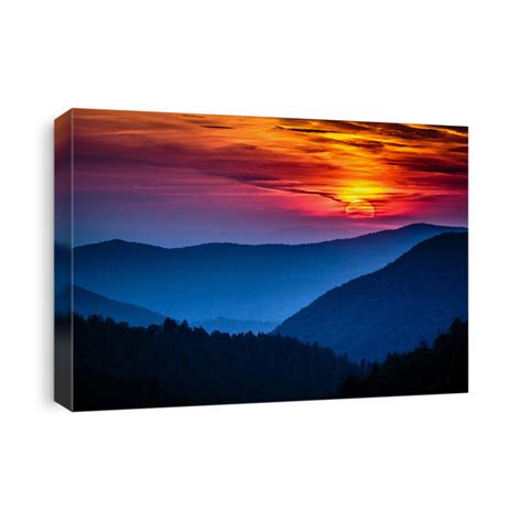 Great Smoky Mountains National Park Canvas Print Canvasworld