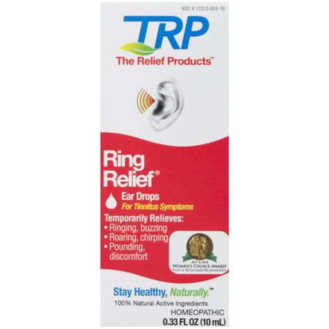 Trp Ring Relief Ear Drops