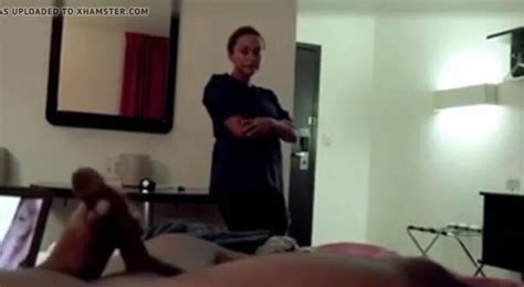 Hotel Maid Catches Him Jerking And Watches Him Cum