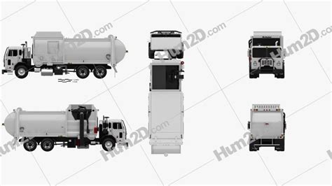 peterbilt  garbage truck mcneilus  clipart  blueprint  vehicles clip art