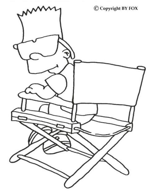 Dibujos Del Travieso Bart Simpson Para Colorear Colorear Imágenes