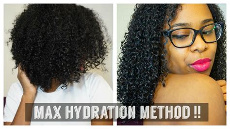 Max Hydration Method On Natural Hair Youtube