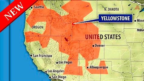 Map Eruption Yellowstone Simulation Yellowstone Volcano