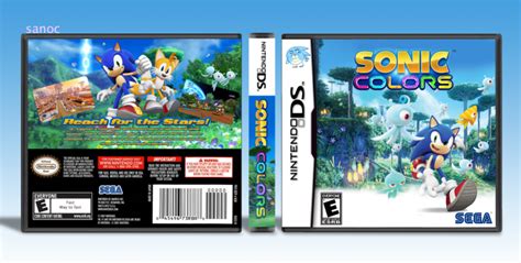 Sonic Colours Nintendo Ds Box Art Cover By Sonic The Hedgehog